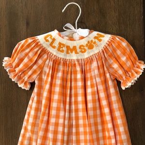 Clemson Smocked Dress